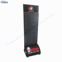 Présentoir en métal polyvalent de bonne qualité pour magasin de détail, présentoir portable de point de vente, présentoir suspendu pour gants et marchandises