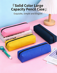Trousse à crayons simple grande capacité pour étudiants du primaire et du secondaire, vente en gros d'usine pour la promotion et la formation - Product Image 3