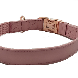 OEM Factory Luxury Custom Emboss LOGO Colorful With Golden Metal Buckle PU <strong>Leather</strong> Nylon <strong>Dog</strong> <strong>Collar</strong> - Product Image 3