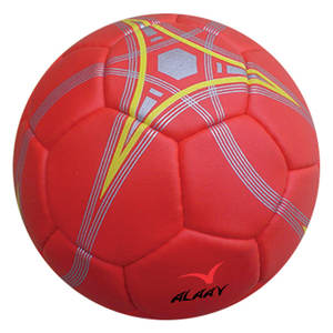 Balón de fútbol cosido a mano de cuero colorido tamaño personalizado - Product Image 2