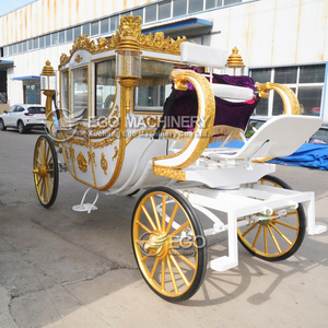 Carruaje Real Eléctrico de Lujo al Mejor Precio, Transporte Especial, Carruaje Moderno para Caballos, Carroza para Navidad - Product Image 6
