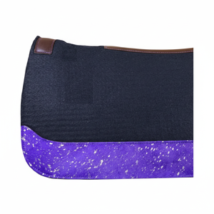 100% fieltro de lana manta de sillín contorneada occidental comodidad óptima equipo de caballo trabajo de cuero almohadillas ecuestres para SILLÍN - Product Image 1