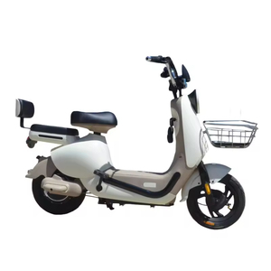 Nouveau Vélo Électrique Rétro Style Crème 2026, E-Bike <span class=keywords><strong>2</strong></span> <span class=keywords><strong>Places</strong></span> avec Panier Avant, Scooter Urbain Mignon pour Trajets Quotidiens - Product Image 3
