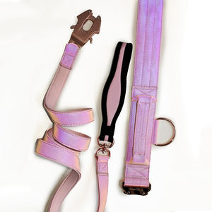 KingFiner Collar de Cuero Reflectante para Perro, Collar Personalizado de Neopreno Impermeable, Acolchado, Táctico de Lujo - Product Image 5