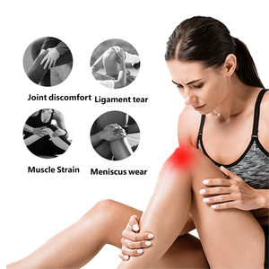 Rodillera Transpirable Ultrafina con Correas Cruzadas Ajustables, Soporte de Compresión para <span class=keywords><strong>Menisco</strong></span> y Rótula - Product Image 5