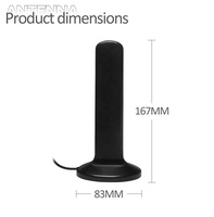 Antena Magnetik 4G 5G Full Band 698-6000MHz Eksternal 6dBi High Gain Omnidirectional 50W untuk Router Nirkabel dan Seluler