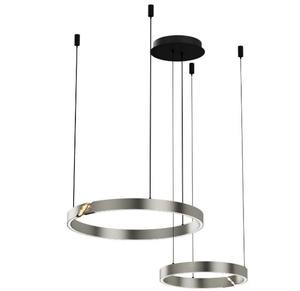 Lustres LED de couleur noir cristal, luminaire de plafond pour salle à manger, luminaires au-dessus de la table, lustres en cristal modernes - Product Image 6