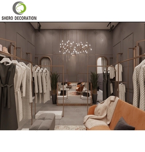 Diseño interior de tienda de ropa, expositor de ropa metálico, expositor de ropa personalizado y duradero para muebles de tienda de ropa. - Product Image 4