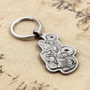พวงกุญแจโลหะแบบขายส่งสำหรับมืออาชีพ ราคาถูก ผลิตตามสั่ง ทำจากโลหะผสมสังกะสี รูปทรง 3 มิติ ของที่ระลึก สำหรับตกแต่งกระเป๋า หรูหรา - Product Image 1