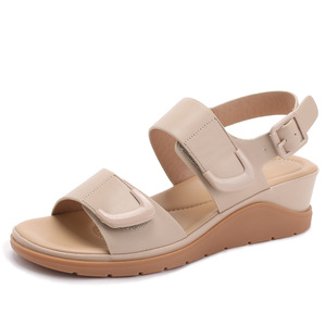 <strong>Velcro</strong> One-string Wedge Heel Sandals <strong>for</strong> Lady <strong>Shoes</strong> - Product Image 2