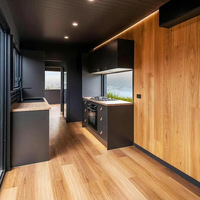 Airbnb Maison préfabriquée Casas Prefabricadas Modernes Kit de cabane Maison triangulaire à ossature préfabriquée Maison mobile modulaire préfabriquée Tiny Home