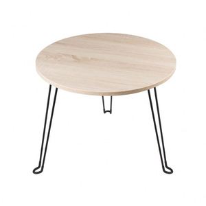 Cadre de fil portable bon marché en bois rond pliable en épingle à cheveux cadre de jambe Mini table d'ordinateur portable centre thé Table basse - Product Image 2