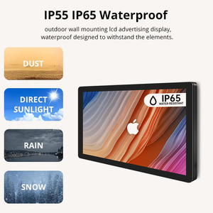 Pantalla LCD Digital para Exteriores de 4K IP65, Montada en Pared, para Publicidad, con Alto Brillo, Resistente al Agua, Animación, Uso en Tiendas Minoristas - Product Image 3