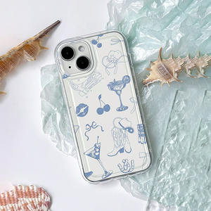 Cherry Wine Cap Print Absorción de golpes Anti-caída Bumper TPU Funda para teléfono móvil para Iphone X Xr Xs Max 11 12 13 14 15 16 17 - Product Image 3