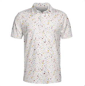 Polo pour homme à manches courtes, haut de gamme, respirant, imprimé numérique, décontracté, été - Product Image 5