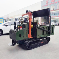 Dumper hydraulique automoteur, petit chargeur automoteur de type chenillé, charge nominale 1T-3T, petit chargeur automoteur à benne basculante