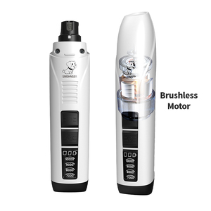 Professioneller Luxus BLDC-Motor 10000 U/min Aufladbarer Geräuscharmer Hunde- & Katzen-Nagelschleifer LED-Lichter Ergonomischer Rutschfester Nageltrimmer - Product Image 1