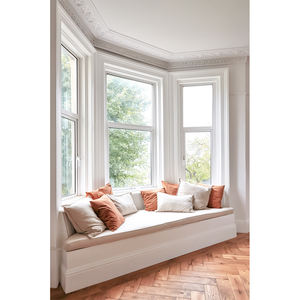 <span class=keywords><strong>Baie</strong></span> <span class=keywords><strong>vitrée</strong></span> en aluminium à double vitrage avec design à grilles - Product Image 2