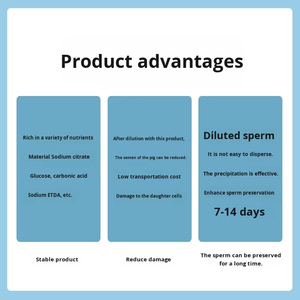 Bubuk Pengencer <span class=keywords><strong>Semen</strong></span> Babi Baru, Agen Pengawet Sperma Tahan Lama untuk Babi Betina, Bubuk Nutrisi, Peralatan Inseminasi Buatan - Product Image 4