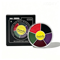 Kit de peinture corporelle lavable et à base d'eau de haute qualité, peinture corporelle professionnelle colorée pour le visage et le corps