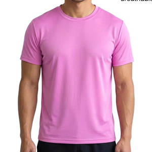 T-shirt décontracté respirant à évacuation de l'humidité unidirectionnelle, séchage rapide, performance respirante pour homme - Product Image 2