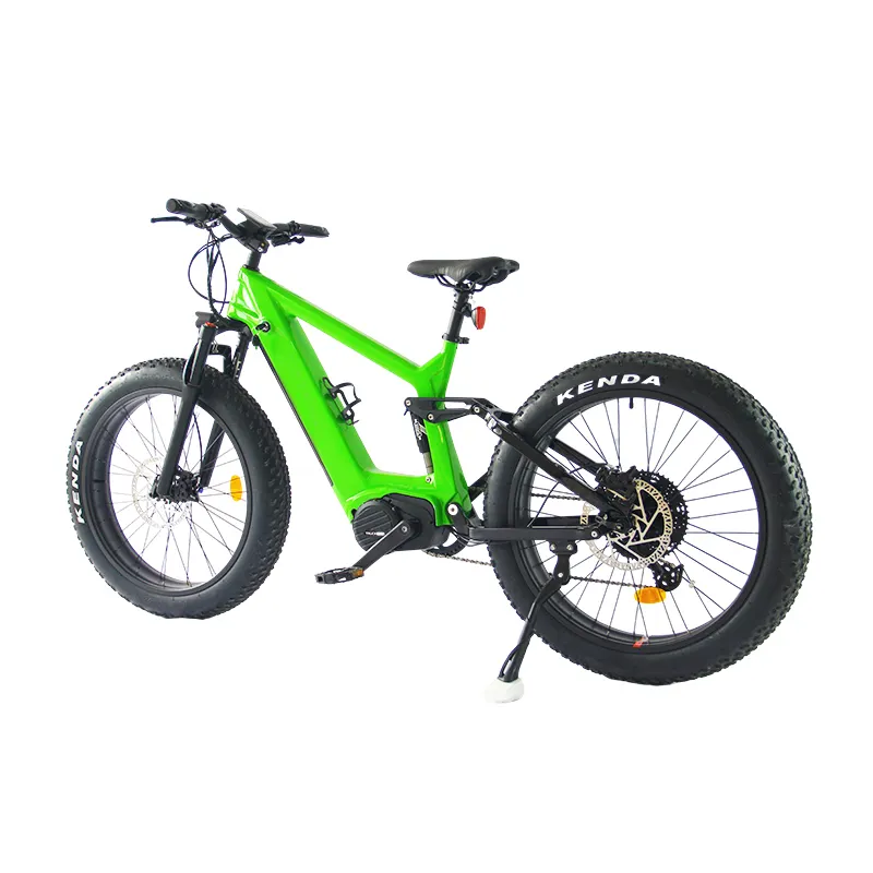 Karbon fiber downhill mtb 1000w motorlu 48V 20 Ah elektrikli yokuş aşağı bisiklet geniş lastik uzun pil ömrü elektrikli bisiklet
