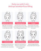 Masseur facial 3-en-1 pour usage domestique : Nettoyage en profondeur, mode glace, vibration, réduction des poches sous les yeux, application d'essence, outil de soin quotidien doux pour la peau