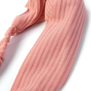 European and American knitted cross headband <b>face</b> wash headband solid color elastic headband yoga <b>exercise</b> headband - Product Image 4