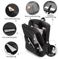 Sac à dos professionnel étanche personnalisé avec logo, port de chargement USB, pour ordinateur portable, idéal pour le bureau, les voyages et l'école – Offre Spéciale