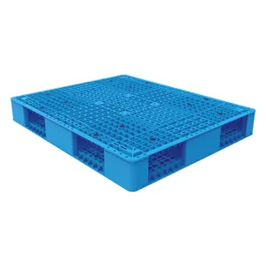 1200*1000 Durable warehouse nestable stacking pallets heavy duty HDPE plastic rack pallet for food and transport