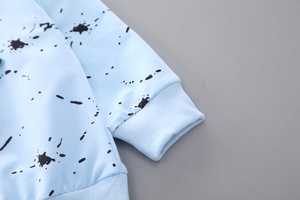 Ensembles de vêtements pour enfants, costumes pour garçons, coton bleu, manches longues, ensemble imprimé étoile pour enfants - Product Image 5