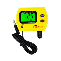 Testeur de pH pour aquarium, moniteur de température et d'humidité à long terme, stylo de test, détecteur pour aquarium, testeur de qualité de l'eau de l'aquarium, testeur d'acidité