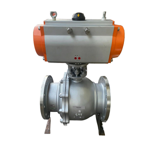 Vanne à boisseau sphérique A216 WCB à bride DN65 avec structure haute température pour milieux aqueux - Product Image 3