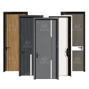 Новая Мода Современный стиль интерьер двери комнаты HPL водонепроницаемый влагостойкий дом квартира алюминиевая деревянная дверь