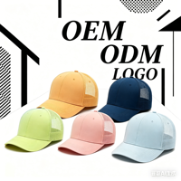 Gorra de béisbol trucker unisex personalizada de malla común, de 6 paneles, ajustable, estructurada, tallas para adultos de M a XX-Large, OEM