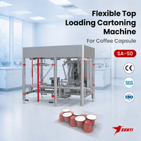 Machine de cartonnage flexible pour produits d'emballage alimentaire, système de formage de boîtes en carton plat vierge et de scellage à la colle thermofusible