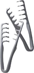 Peine de ABS texturizado para peinados con volumen, herramienta de peluquería profesional para barberías y salones de belleza, uso comercial y doméstico, venta al por mayor - Product Image 1
