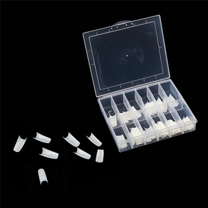 Boîte de rangement vide en plastique transparent à 12 compartiments pour outils de manucure, bijoux, autocollants, organisateur de salon - Product Image 1