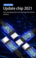 Kabel Pengisian Cepat USB Multi-warna Nylon Braided Dual Usb-c 4 in 1 3A untuk iPhone Samsung Kabel Pengisian Cepat 4 in 1