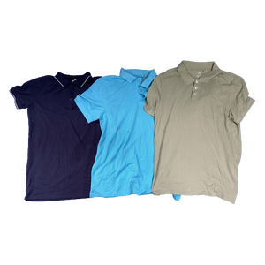 Pantaloni in cotone da uomo pantaloni misti da uomo t-shirt <span class=keywords><strong>POLO</strong></span> taglie forti stile asiatico abbigliamento da lavoro - Product Image 3