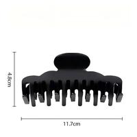 Nouvelles pinces à cheveux en acétate, personnalisées, couleur unie, grande taille, style européen et américain, pour femmes