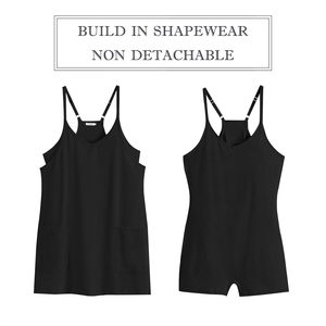 Women Athletic Dress Summer Tennis Workout Active Sports Mini Romper Built In Shorts Loose Fit Breathable Scoop Neck Casual Wear - Product Image 6