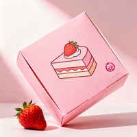 Boîtes d'emballage alimentaire écologiques personnalisées en papier pour beignets, gâteaux, biscuits, pain, en-cas et autres friandises