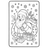 Couverture à colorier pour sapin de Noël, motif flocon de neige, pour coloriage manuel, idéale pour la maison ou comme cadeau