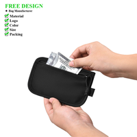 Nouvel étui à clés multifonctionnel imperméable imitation X-Pac, porte-cartes RFID, pochette pour écouteurs et monnaie, portefeuille léger