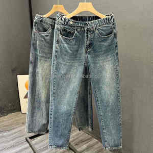 Nouvelle Arrivée <span class=keywords><strong>Jeans</strong></span> en Coton pour <span class=keywords><strong>Homme</strong></span> Coupe Droite Toutes Saisons - Lavage Clair Formel En Stock Vrac <span class=keywords><strong>Pas</strong></span> <span class=keywords><strong>Cher</strong></span> Lot de Stock Aléatoire - Product Image 6