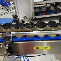 Machine de capsulage de boîtes de verre à sauce Bocaux en verre avec couvercles Machine à capsuler