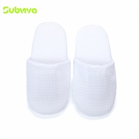 Chaussons de spa confortables à semelle antidérapante, à bout fermé, jetables, pour hôtel, complexe hôtelier et voyage