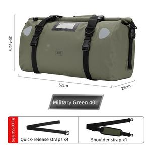 Venta Directa de Fábrica, Bolsa Trasera para Motocicleta Resistente a Lluvias Intensas, Impermeable, de Gran Capacidad, para Asiento Trasero - Product Image 5