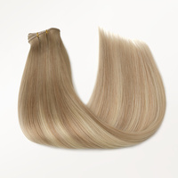 Extensions de cheveux humains vierges de qualité 12A, sans nœuds, sans pointes bouclées, trame de cheveux russes, trame de cheveux humains pour salon
